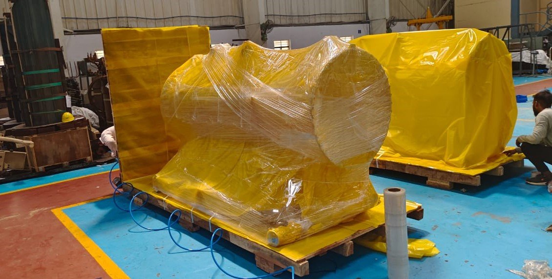Home 55 Onsite Packaging and VCI Packaging Solutions for Industrial Applications